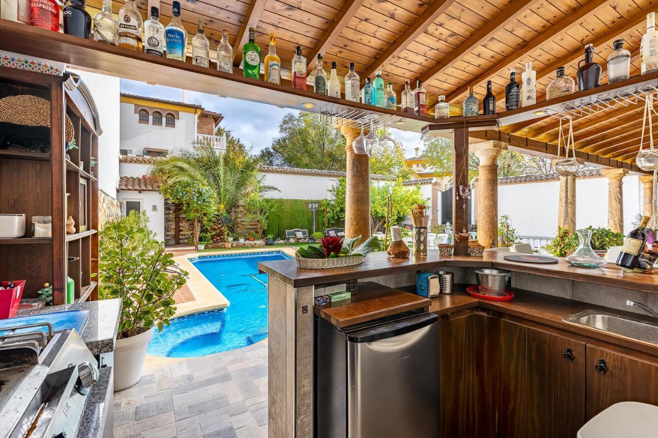 Вилла Casa De Amigos La Latina Con Piscina, Chimenea Y Barbacoa Ильора Экстерьер фото