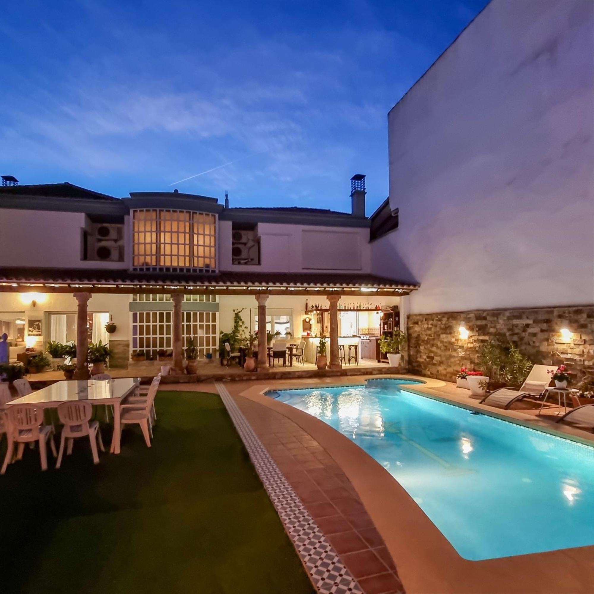 Вилла Casa De Amigos La Latina Con Piscina, Chimenea Y Barbacoa Ильора Экстерьер фото