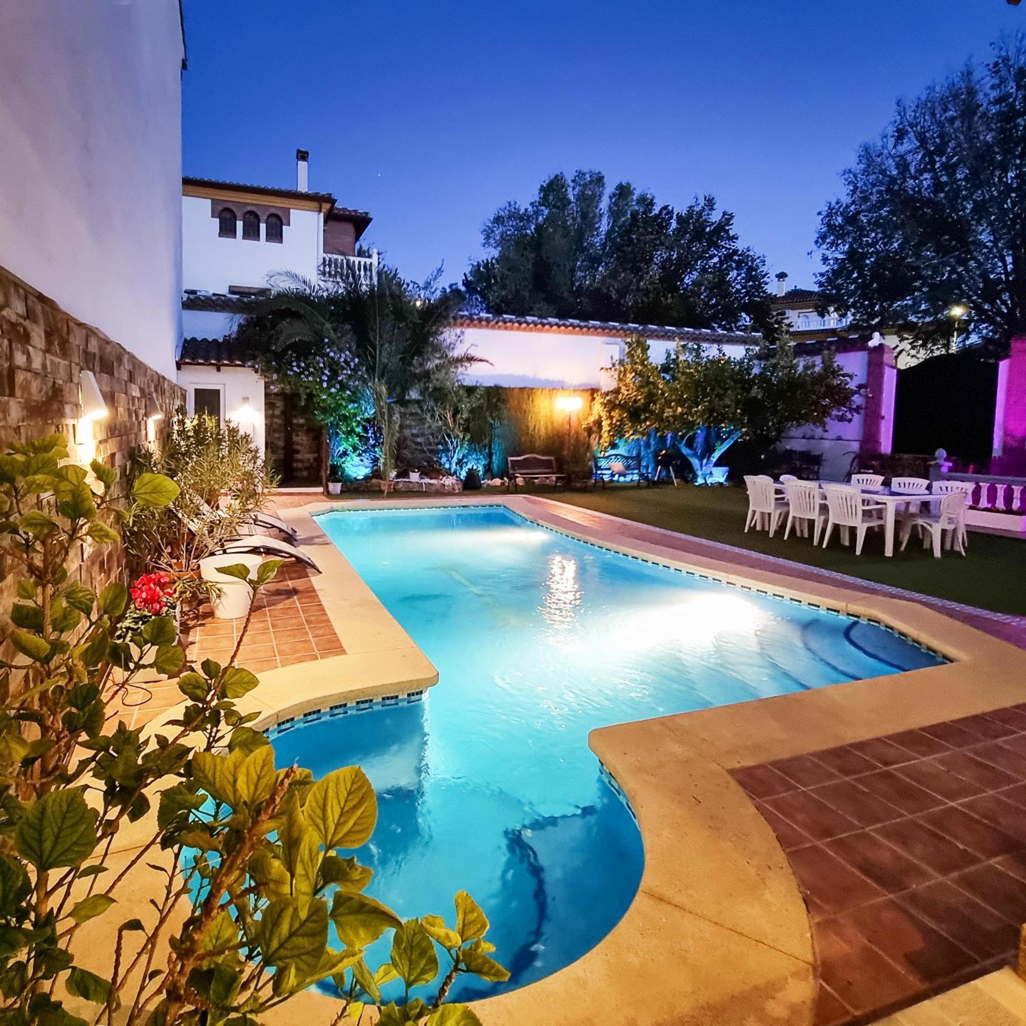 Вилла Casa De Amigos La Latina Con Piscina, Chimenea Y Barbacoa Ильора Экстерьер фото