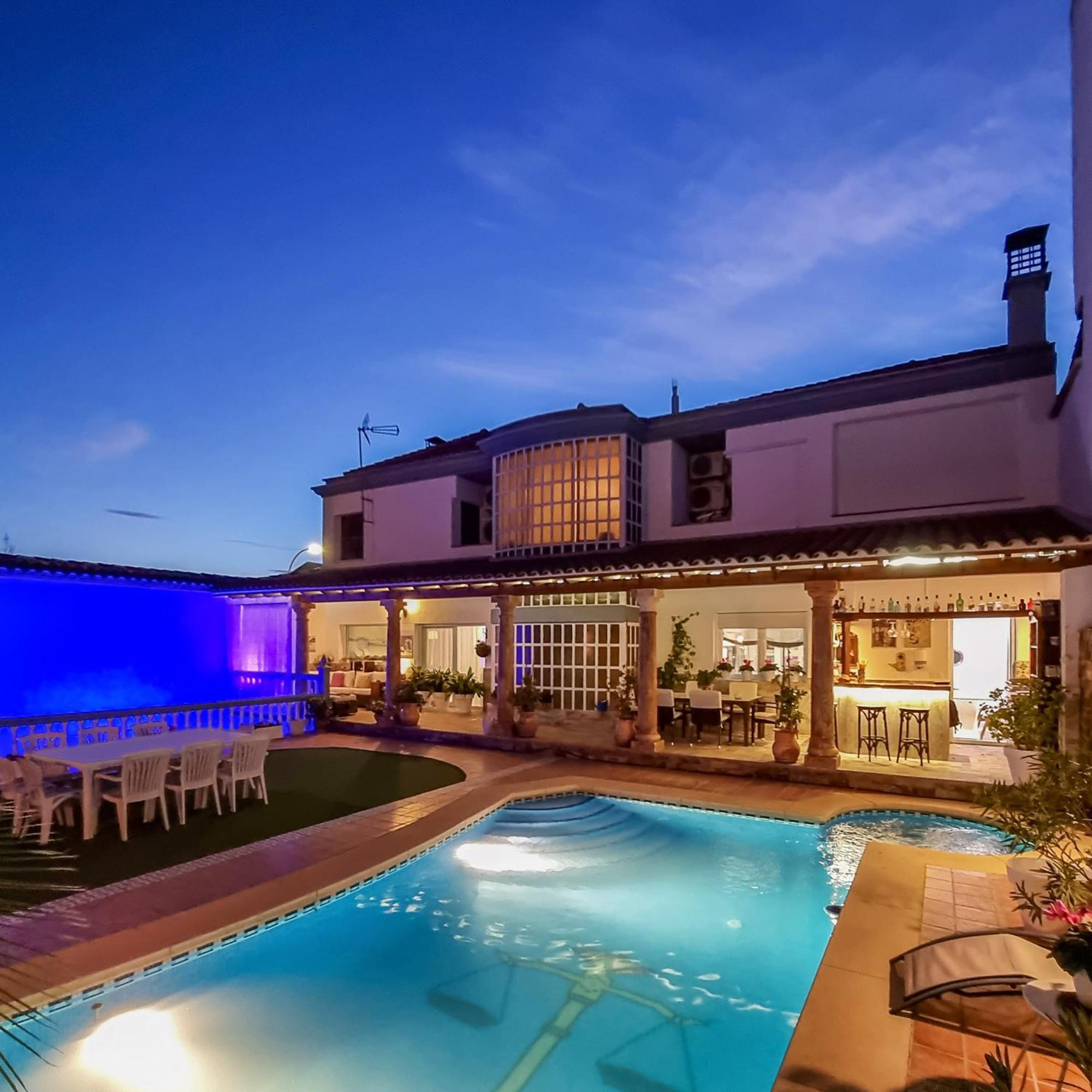 Вилла Casa De Amigos La Latina Con Piscina, Chimenea Y Barbacoa Ильора Экстерьер фото