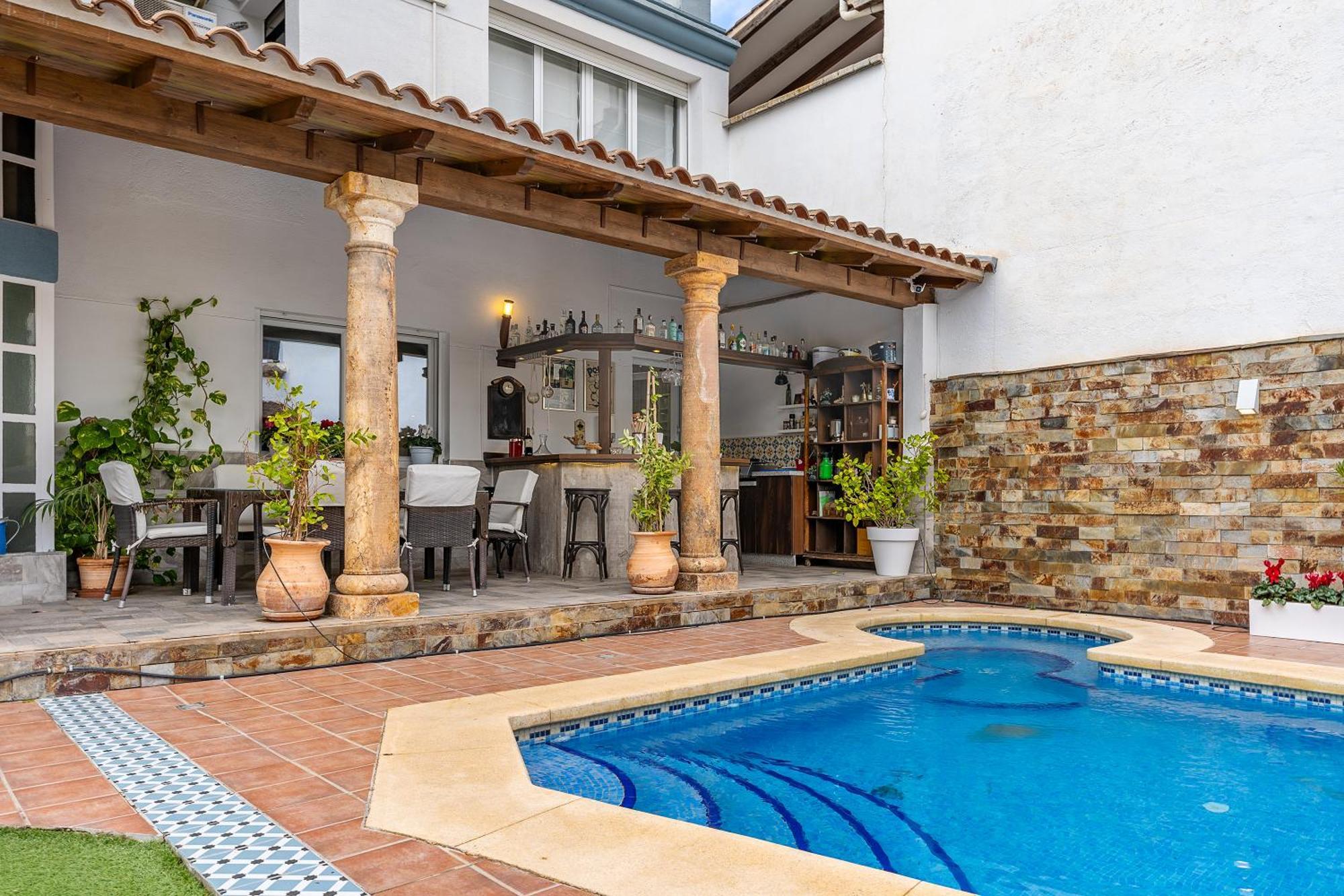 Вилла Casa De Amigos La Latina Con Piscina, Chimenea Y Barbacoa Ильора Экстерьер фото